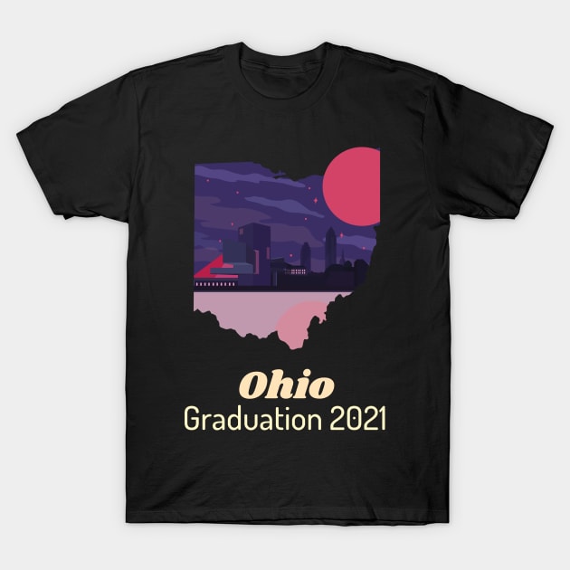 Graduation 2021 Ohio T-Shirt by Rachel Garcia Designs